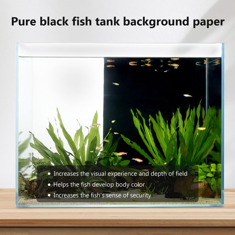 Hygger CO2 Aquarium Background Paper Decor Fish Tank Backdrop Wallpaper