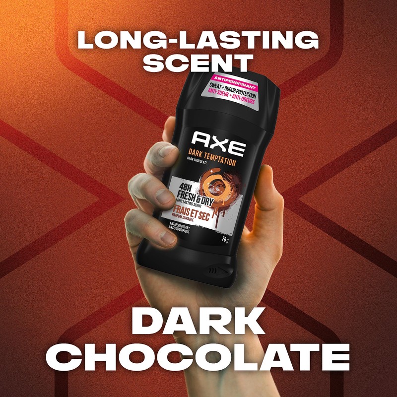 AXE Dark Temptation Antiperspirant Stick for Long Lasting Sweat Protection