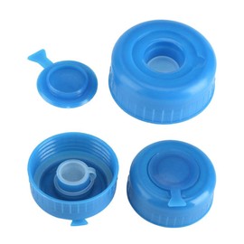 Aulsa Water Bottle Stopper Replacement Splash Guard Lid for 55mm Drinking Water Bottle Stopper Blue Pack of 5