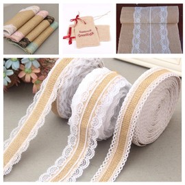 liston grueso yute,Rollo De Cinta De Yute, Cinta De Yute Vintage Rollo Cinta de Arpillera del yute Tela decorativa DIY Decoración para hacer adornos de la fiesta de Navidad Hogar (15cm)