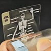 The Body Deck Educational Playing Cards, 3D Transparent Skeleton Design,