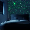 Fokmuaex 52pcs Glow-in-The-Dark Stars and Moon Wall Stickers for Kids