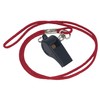 Cannon Sports Plastic Whistle with Lanyard & Loud Tone for