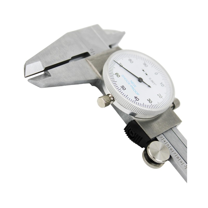 HFS(R) 0-6" Carbon Steel 4 Way Imperial Dial Caliper .001"
