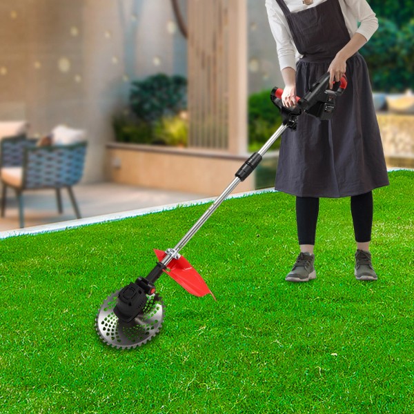 GDRASUYA10 Cordless Grass Trimmer Lawn Grass Brush Cutter Blade Whipper