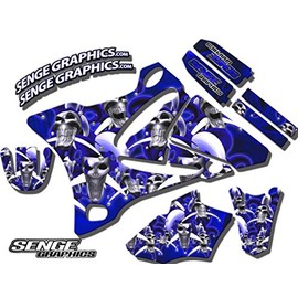 2000-2008 TTR 90 Jester Blue Senge Graphics Base Kit Compatible with Yamaha