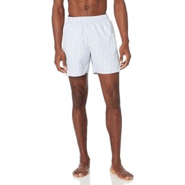 Lacoste Men's Monogram Swim Short, Phoenix Blue/Flour, M