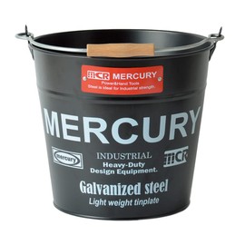 MERCURY Matte Black Regular Bucket 11.0 x 11.0 x 9.8 inches (28 x 28 x 25 cm)