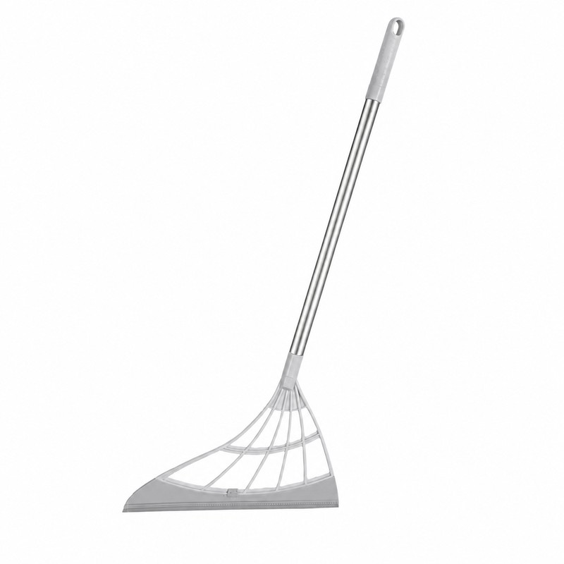 Silicone Floor Squeegee Broom for Pet Hair & Water -