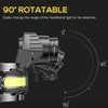 Hokolite 1300 Lumens 230° Wide Beam LED Headlamp Rechargeable Flashlights