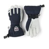 Hestra Army Leather Heli Ski 5-Finger Gloves Children Blue/White