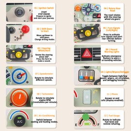 wooden busy board for kids