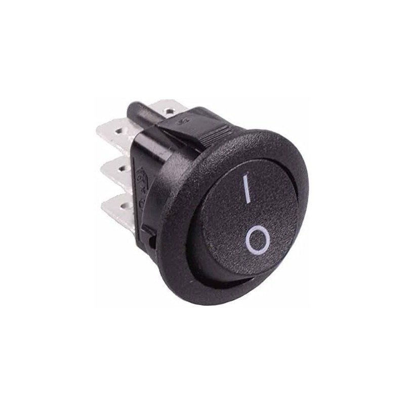 On-On Round Rocker Switch DPDT 10A Hobby DIY Electronics
