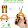 iPower 6.5 Inch Gardening Scissors Hand Pruner Pruning Shear with