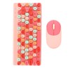 Wireless Keyboard Mouse Combo 2.4GHz Wireless Mouse 86 Keys Colorful