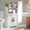Mega Roll Toilet Paper Holder Cabinet, VECELO Stand Bathroom Storage