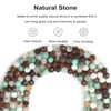 FONNEY 3mm Faceted Natural Stone Beads for Jewelry Making AAA