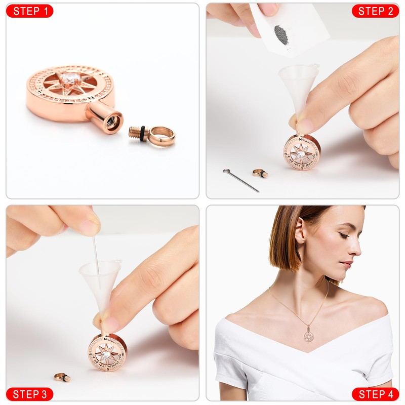 I'd be lost without you - Cremation Jewelry for Ashes