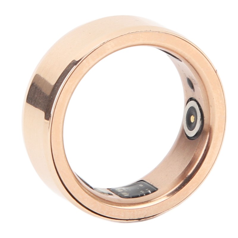 Smart Ring Pink Gold Sleep Monitor Health Tracker Waterproof Aluminum