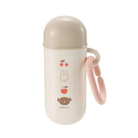 Richell Miffy & Boris Baby Cracker Case (Tube Type), Easy to Install on Bag, Includes Hook, Protective, Unbreakable, Easy to Carry and Dishwasher Safe