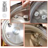 2 Pcs Universal Replacement Floater Valve with 6 Pcs Silicone