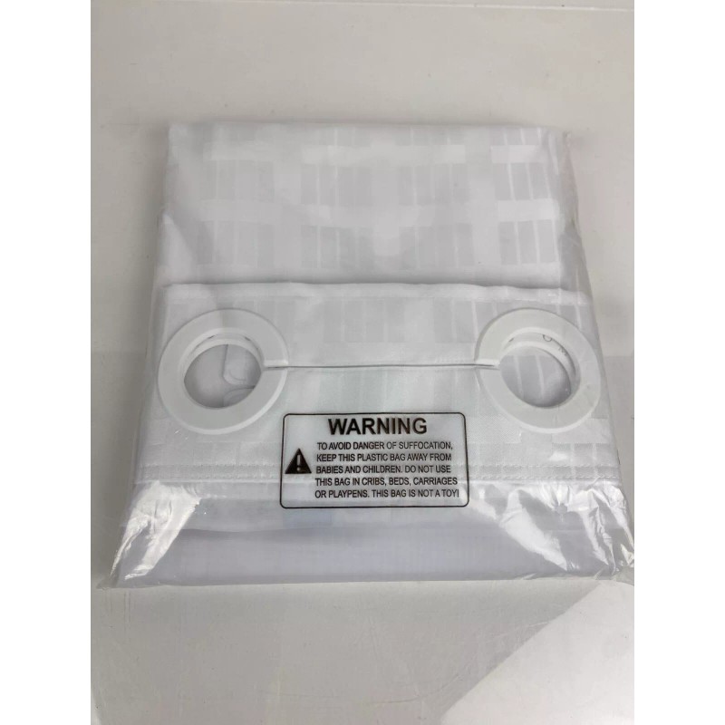 Manchester Mills Protect360° Satin Ribbon Hook Free Shower Curtain -