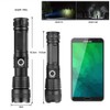 Roklite Rechargeable Handheld Flashlight - Super Bright - Zoomable -