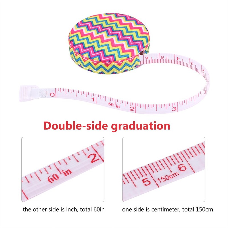 Yosoo Measuring Tape, Double Sided Flexible Retractable Soft Cute Body