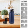 MURBONE Insulated Water Bottle - 1L Stainless Steel Drink Flask