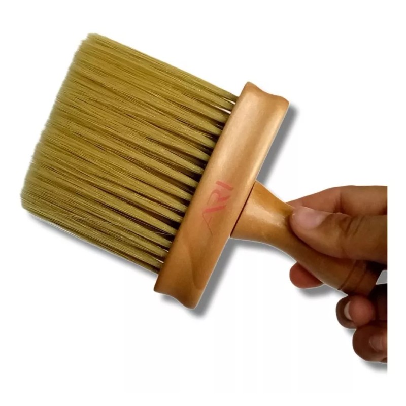 Ari Bledo De Madera Sacudidor De Cabello Cuello Barbería Color