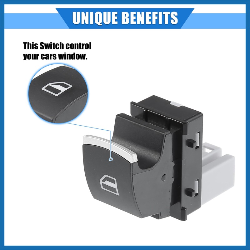 A ABSOPRO Power Window Switch No.5K0959855 with Tool Window Control