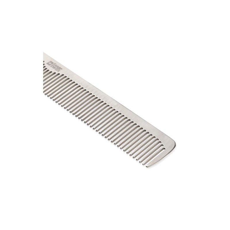 SHARPSWISS Professional Dense Dressing Steel Hair Metal Comb 7.5inches