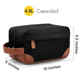 Neceser de Viaje para Hombre y Mujer, Cosmetiquera Organizador de Viaje, Bolsa de Maquillaje, Bolsa de Aseo Impermeable, Bolsa de Baño Gran Capacidad, Adecuado para Artículos de Tocador
