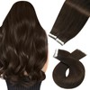 Moresoo Tape-In Real Hair Extensions, 40 Pieces, 60 g, Invisible