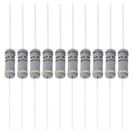 YOKIVE 50 PCS Carbon Film Resistors, 2W 100 Ohm 5% Tolerances Resistor, Good for DIY Electronic Projects (4 Color Band, 2.48x0.19-Inch)