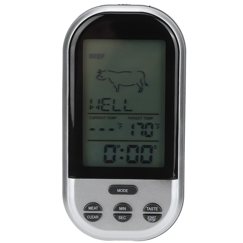 Wireless Electronic Digital Food Meat Thermometer with Probe for Grilling