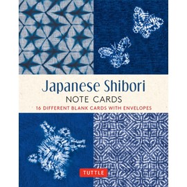 Japanese Shibori, 16 Note Cards: 16 Different Blank Cards with 17 Patterned Envelopes in a Keepsake Box!