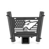 WeiSen Dual Flag Pole Holder Mount Kit with Hitch Receiver