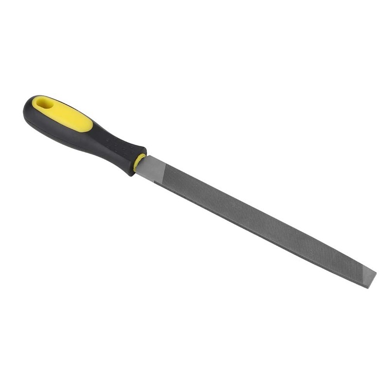 Limouyin 8in Flat Mill File, Comfortable grip ergonomically designed handle,