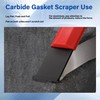 FlyGeneral Carbide Scraper, Super Carbide Gasket Scraper for Metal and