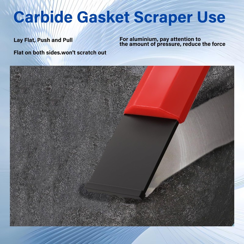 FlyGeneral Carbide Scraper, Super Carbide Gasket Scraper for Metal and