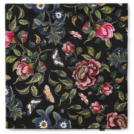 Spode Creatures of Curiosity Tablecloth - Black 100% Cotton 140 x 180cm