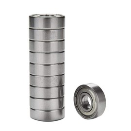 RaceBon 16 x Skateboard Bearings 608 608ZZ High Speed Low Friction Pre-Lubricated with Spacers and Shaft Seals