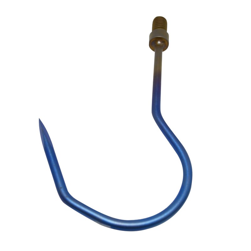 64 Titanium Medium Triangular Pyramid Gaff, Deep Piercing Type, Anodized,