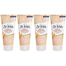 St. Ives Smooth & Nourished Scrub & Mask, Oatmeal 6 oz (Pack of 4)