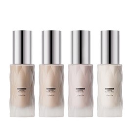 Nude Foundation, Natürliche Leichtgewicht Flüssige Foundation mit Pinsel, Farbkorrekturcreme Wasserfest und langanhaltend, Deckt sanft & Schützt die Haut, Für einen makellosen Nude-Look (Tiefe Haut)