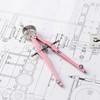 Mr. Pen- Professional Compass for Geometry, Pink, Extra Leads, Metal