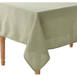 Violet Linen Euro Linen Vintage Design Tablecloth 60" x 140" Mint