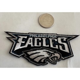 Unbranded Philadelphia Eagles embroidered iron  on logo patch  4.25”x 1.75” Awesome!!