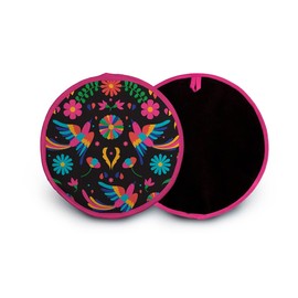 SR.TILLA Pack of 2 Tortilla warmer! no more wet & soggy tortillas! Tortilla Pouch Cotton 11"! Tortilla warmer keeping your Mexican table decoration elegant for your Taco Tuesday night… (Black 2x11)